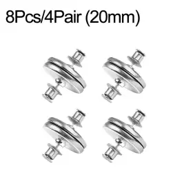 Ck1002 Rapidroo-shop 4/8pairs Curtain Magnetic Button Detachable Fix Fastener Clip Prevent Li