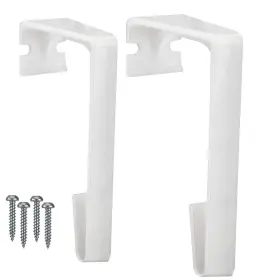 Recpro 193652036999 Rv Curtain Tie Back White Hold Down Window Covering 2