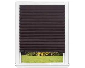 1614593 Redi Shade No Tools Original Room Darkening Pleated Paper Chocolate 48