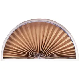 3607575 Redi Shade No Tools Original Arch Light Blocking Pleated Fabric Natural