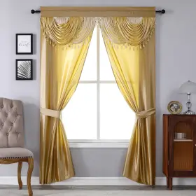 Regal Home Collections 678298163990 Amore Curtains 5-piece Window Curtain Set - 54-inch W
