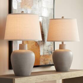 Regency Hill 445002046060 Glenn Rustic Country Cottage Style Table Lamps 27 Inch Tall Set Of 2 So