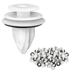 Rgoaanc Qph5239 50pcs Door Trim Panel Retainers Clips One Size White