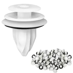 Qph5239 Rgoaanc 50pcs Door Trim Panel Retainers Clips One Size White