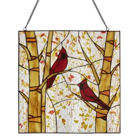 River Of Goods 810105590357 Cardinal Multicolored Stained