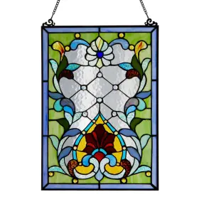 River Of Goods 810105591040 Multicolor Entwined Vines Stained Glass