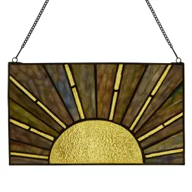 River Of Goods 810105595758 Sunrise/sunset Multicolored Stained Glass