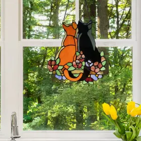 River Of Goods 845202011665 Ftcats In The Gardenft Multicolor Hand-cut Multi-color S
