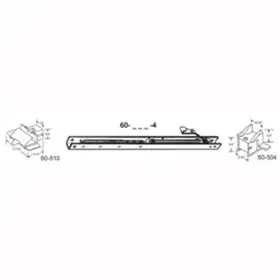 Ro1208362 Robus Splendor 23 Inch Balance Stamped No. 2220 With Ends 60-510 And 60-504 Attached Window Cha