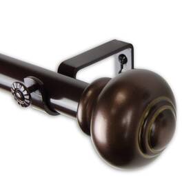 Rod Desyne 100-34-999 1 Inch Rotunda Curtain 120-170 Bronze