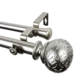 100-35-995-d Rod Desyne 1 Inch Odelia Double Curtain 120-170 Satin Nickel