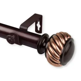 100-46-669 Rod Desyne 1 Inch Baldir Curtain 66-120 Bronze