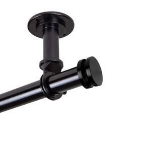 Rod Desyne 100-50-482cl Bun 1 Inch Ceiling Curtain Rod/room Divider 48-84
