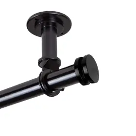 100-50-482cl Rod Desyne Bun 1 Inch Ceiling Curtain Rod/room Divider 48-84
