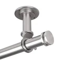100-50-995cl Rod Desyne Bun 1 Inch Ceiling Curtain Rod/room Divider 120-170