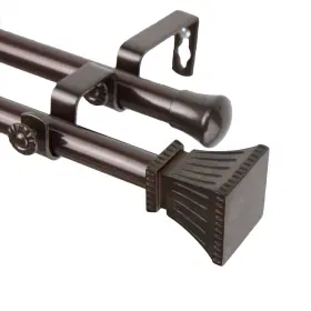 4701-667 Rod Desyne Trumpet Double Window Curtain Set 66 To 120-inch Co