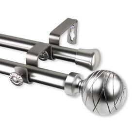 Rod Desyne 4784-285 Arman Double Curtain 3/4 Inch Dia. - S