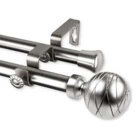 4784-285 Rod Desyne Arman Double Curtain 3/4 Inch Dia. - S