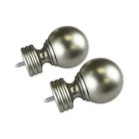 5904-015 Rod Desyne Sphere Finial Pair For 1.5 Inch Decorative