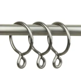 Rod Desyne 815492011645 10 Count Eyelet Curtain Rings 1-3/8-inch Satin Nickel