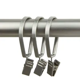Rod Desyne 815492016794 Curtain Pivot Rings For 1-inch Satin Nickel Set Of 10