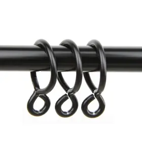 Rod Desyne 815492016800 10 Count Eyelet Curtain Rings Black