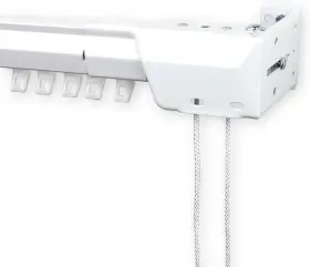 Amn-3111-661 Rod Desyne Heavy Duty Center Open Traverse 66-120 Inch White