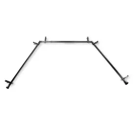 Amn-awi-bay-12 Rod Desyne 13/16 Inch Bay Window Curtain 20 -36 38 -72 - Black