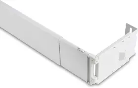 Amn-wp4028 Rod Desyne Wide Pocket Curtain 28-48 Inch White