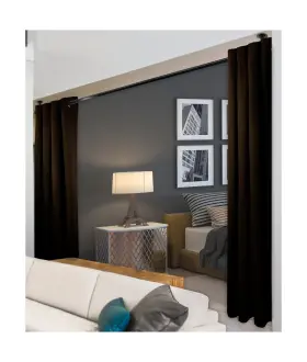 T06-180108 Rod Desyne Window Thermal Isulated Blackout Curtain With Metal Grommet 180 Inch