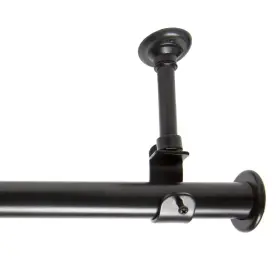 108in-168in Room/dividers/now Brod144 108 Inch -168 Hanging Curtain Rod With Black