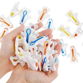Rovedcity 727146825587 Plastic Clothes Pins Colorful Clothespins-non-slip Laundry Clips For Hanging