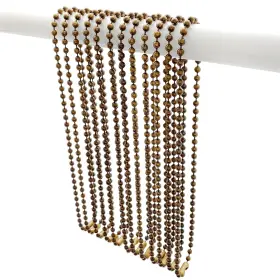 Sbc 655498123474 Antique Brass Shower Curtain Hooks 27 Inch Ball Chain Design 12 Pack Rust-r