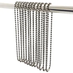 Sbc 745051294069 Shower Curtain Long Hooks Rings 12pcs 55inch/140cm Spa-qual