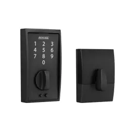 B00n12e9jc Schlage Touch Century Electronic Deadbolt Lock Touchscreen Keypad Keyless Front