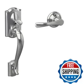 B01cqgt7xg Schlage Standard Front Entry Handleset Avila Door Lever Lower Half Grip Bright