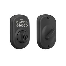 Schlage B089j65xcb Plymouth Electronic Keypad Deadbolt Lock Keyless Front Door Entry
