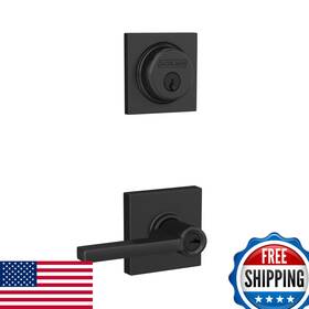 Schlage B0cvsh5xl5 Fb55n G Lat 622 Col Single Cylinder Deadbolt And Keyed Entry Latitude