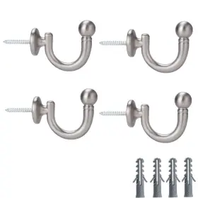 Senglida 768253087949 Curtain Tie-backs Hook Wall Mounted Drapery Tassel Holders Zinc Alloy Window