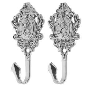 Sewacc F7609d01pja16l9sg 2pcs Zinc Alloy Rose Curtain Holdback Hooks Vintage Bronze Window Drapery Tie