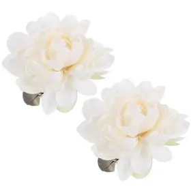 128833hj5ou Sewroro 2pcs Curtain Tieback Clips Flower Clip Tiebacks Flowe