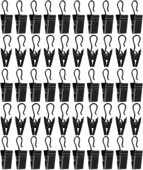 Shangtianfeng 445022543594 50pcs Awning Light Curtain Clips Stainless Steel Clip Hooks Hook