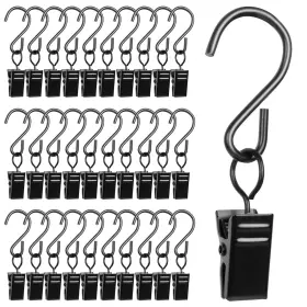 Shangtianfeng 782940245238 50 Pack Clip String Lights Curtain Clipsphotos Clipcurtain Hookschristmas Par
