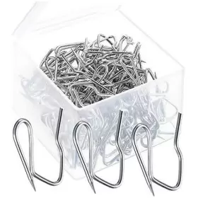 8541793495 Shappy 120 Pack Drapery Hooks Pins For Curtains Metal Curtain Drapes