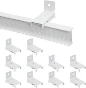 Shery 739713307624 Ceiling Curtain Track Mount Bracket Curve Side Wall