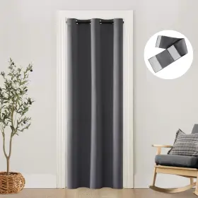 Kmldg3480 Shineland Doorway Curtains For Door Closet Curtain Open Grey