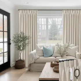 Ppmbsan40102 Shineland Insulated Window Coverings Warm Curtains For Winter Treatmen