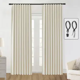 Rpbtrdcbe5284 Shineland Heavy Satin Polyester Thermal Curtains For Winter Insulated Warm B