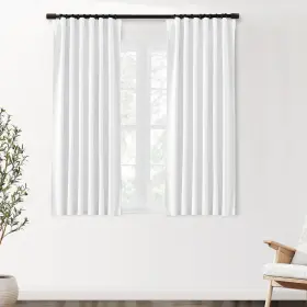 Rpbtrdcpuwh3445 Shineland Bathroom Curtains Window Back Tab Short White Solid Privacy Curtai