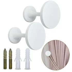 Jbm000003 Shonmogar Curtain Tiebacks 2 Pack Holdbacks Zinc Alloy Wall Mounted With Screws Decorative